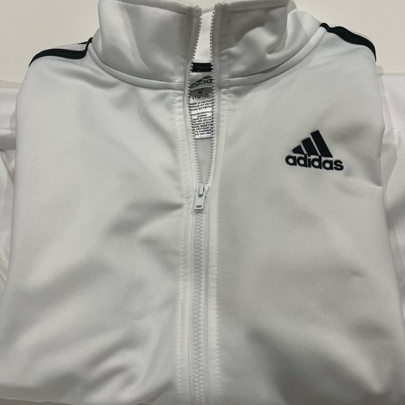 Adidas Boys Zip Front Iconic Tricot Jacket - Picture 2 of 6